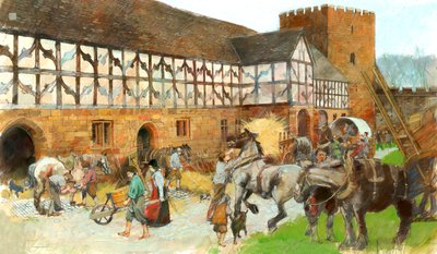 ケニルワース城厩舎、c1990-2010 作： Ivan Lapper