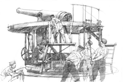 ペンデニス城、c1884、c1990-2010 作： Ivan Lapper