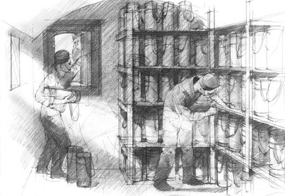 ペン デニス城、1911 年から、1990 年から 2010 年まで 作： Ivan Lapper
