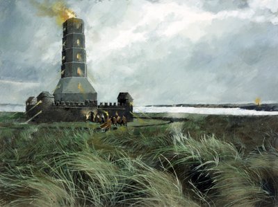 ローマの信号所、スカボロー、4 世紀、c1990-2010 作： Ivan Lapper