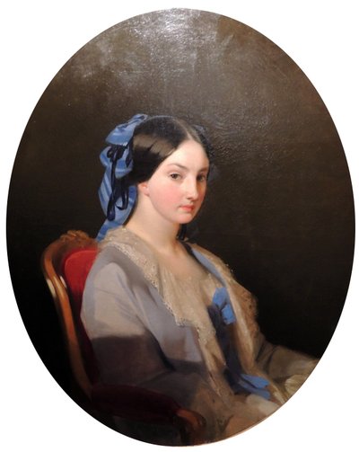 若い女性の肖像 作： Ivan Makarov