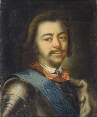 皇帝ピーター1世の肖像1672-1725年、18世紀初頭。 作： Ivan Nikitich Nikitin