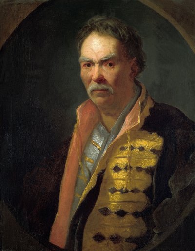 ヘットマンイヴァンマゼパの肖像画、1720年代 作： Ivan Nikitich Nikitin