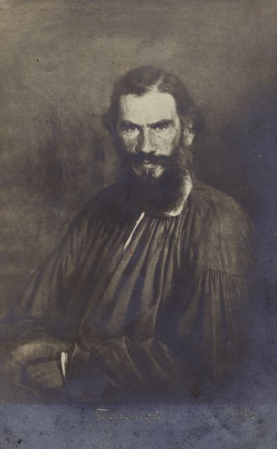 レオ・トルストイ、ロシアの小説家 作： Ivan Nikolaevich Kramskoy