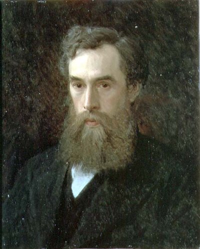 パヴェル・ミハイロビッチ・トレチャコフの肖像（1832-98）1876 作： Ivan Nikolaevich Kramskoy