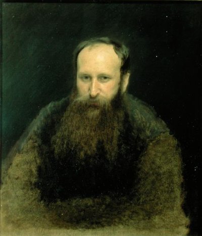 Vasili Vasilievich Vereshchaginの肖像、1883年 作： Ivan Nikolaevich Kramskoy
