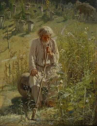 養蜂家、1872年 作： Ivan Nikolaevich Kramskoy