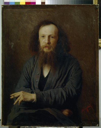 ドミトリー・メンデレーエフの肖像 作： Ivan Nikolaevich Kramskoy