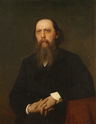 著者の肖像ミハイル・サルティコフ・シチェドリン1826-1889、1879 作： Ivan Nikolaevich Kramskoy