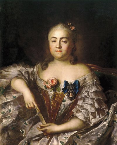伯爵夫人Varvara Alexeyevna Sheremetyeva 1711-1767、ca 1760の肖像 作： Ivan Petrovich Argunov