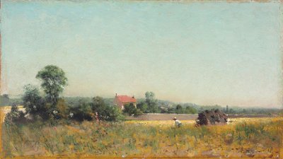 畑で、フランス、1882 作： Ivan Pokitonov