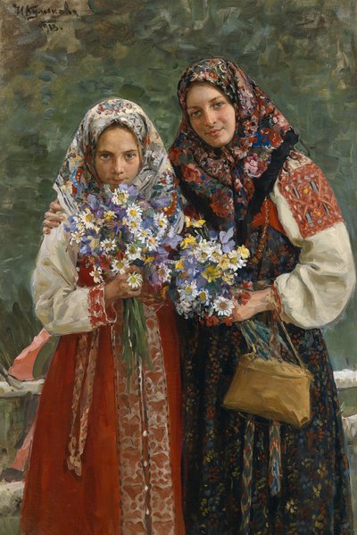 草原の花、1913 作： Ivan Semyonovich Kulikov