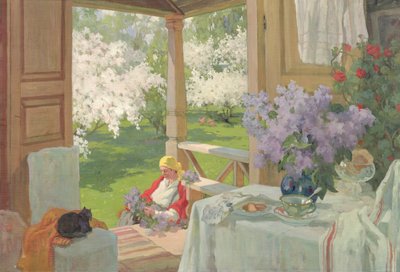 カントリーハウスにて 作： Ivan Silych Goriuschkin-Sorokopudov