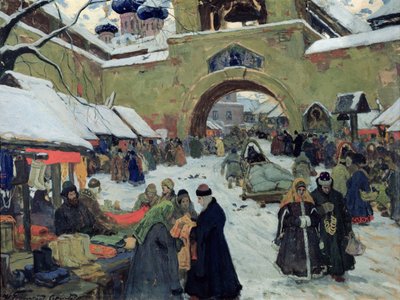 古都のバザール・デー 作： Ivan Silych Goriuschkin-Sorokopudov