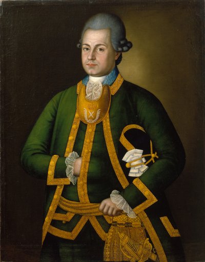 ペトル・イワノビッチ・ニゴトモルツェフの肖像、1774年 作： Ivan Vasilyev