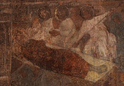 サインの聖母大聖堂のフレスコ画、ノヴゴロド、18世紀初頭。 作： Ivan Yakovlevich Bakhmatov