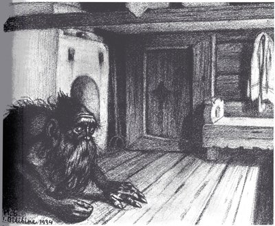 ドモヴォイ、1934 作： Ivan Yakovlevich Bilibin