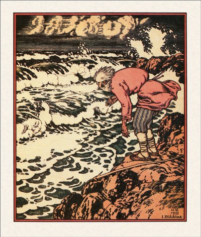漁師と魚の物語への挿絵、1933 作： Ivan Yakovlevich Bilibin