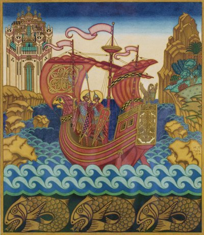 船 作： Ivan Yakovlevich Bilibin
