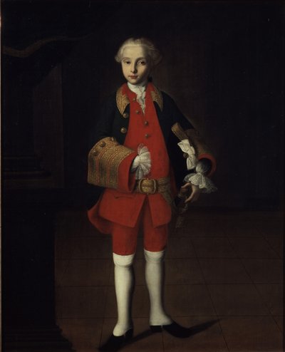 ヴィルヘルムゲオルクフォンフェルマー伯爵1749-1828の肖像c。 1750 作： Ivan Yakovlevich Vishnyakov