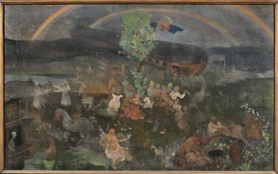 The Ark - The Ark, by Arosenius, Ivar (1878-1909).テンペラ、キャンバスサイズ：90x145.5cmストックホルム国立博物館 作： Ivar Axel Henrick Arosenius