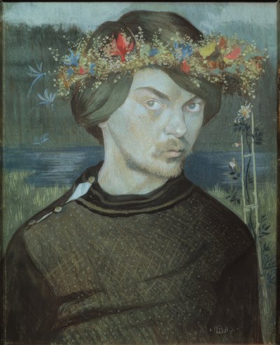 自画像 作： Ivar Axel Henrik Arosenius