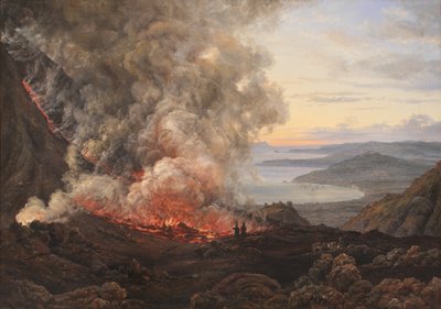 ベスビオ火山の噴火 作： Johan Christian Dahl