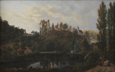 タラントの城跡 作： Johan Christian Dahl