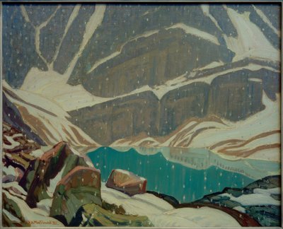 山の孤独（オエサ湖） 作： J.E.H. MacDonald