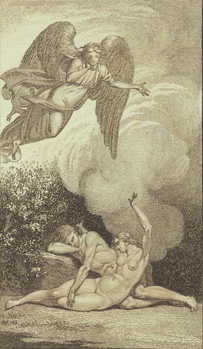 Ewaldの「アダムとイブ」の挿絵。 の 作： J.F. Clemens