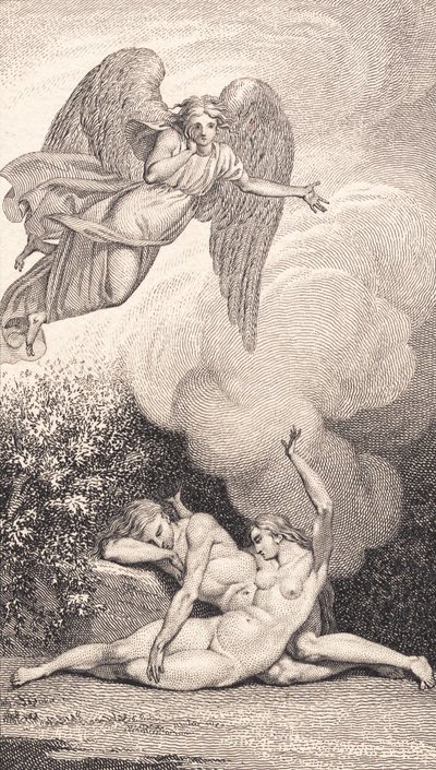 Ewaldの「アダムとイブ」の挿絵。 の 作： J.F. Clemens
