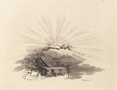 C.バストホルムのタイトルビネット：「スピリチュアルスピーチ」、1779年 作： J.F. Clemens