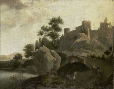 イタリアの風景 作： J.G. Schieblius