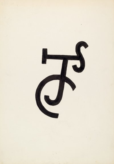 牛のブランド、c。 1936年。 作： J.Henry Marley