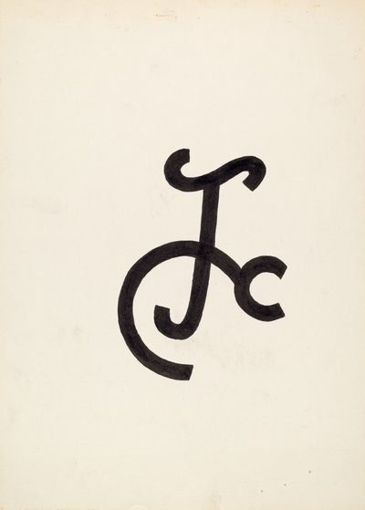 牛のブランド、c。 1936年。 作： J.Henry Marley