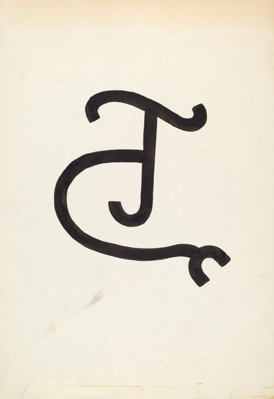 牛のブランド、c。 1936年。 作： J.Henry Marley