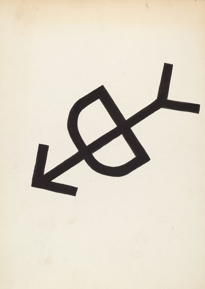 牛のブランド、c。 1936年。 作： J.Henry Marley