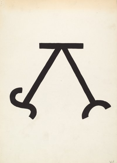 牛のブランド、c。 1936年。 作： J.Henry Marley