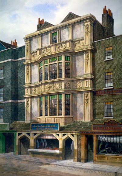 76 Aldgate High Street, ロンドン, c1860 作： JL Stewart