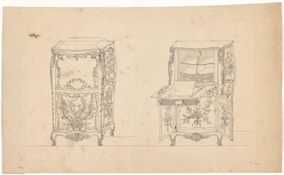 二人の秘書 作： J.L. Th. Baijer (attributed to)