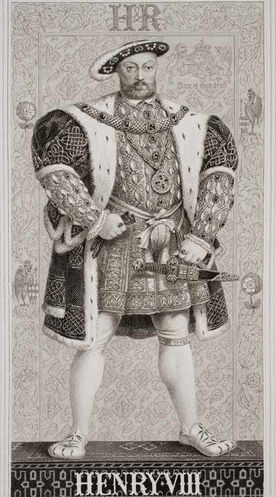 Henry VIII（1491-1547）from &39;Illustrations of English and Scottish History&39; Volume I 作： J.L. Williams