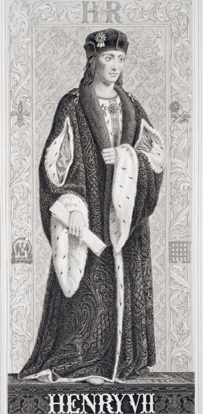 Henry VII（1457-1509）from &39;Illustrations of English and Scottish History&39; Vol I 作： J.L. Williams