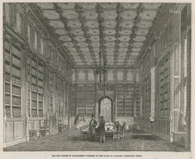 新しい国会議事堂-下院の図書館 作： J.L. Williams