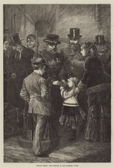 休日の光景、女王陛下の塔の拷問 作： J.M.L. Ralston