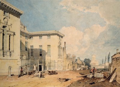 1803-1804年のウースター・カレッジの様子 作： Joseph Mallord William Turner