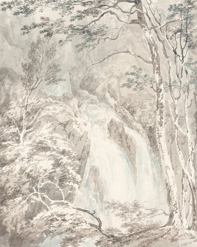 瀑布、17951796。 作： Joseph Mallord William Turner