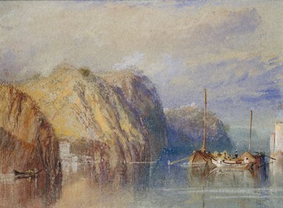 クレアモンとモーヴの間、1826-1830年 作： Joseph Mallord William Turner