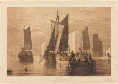 1812年に発表された「Calm」。 作： Joseph Mallord William Turner