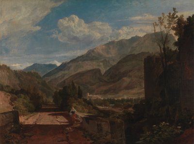 サヴォワのボンヌヴィルにあるサン・ミカエルのシャトー、1802年から1803年。 作： Joseph Mallord William Turner
