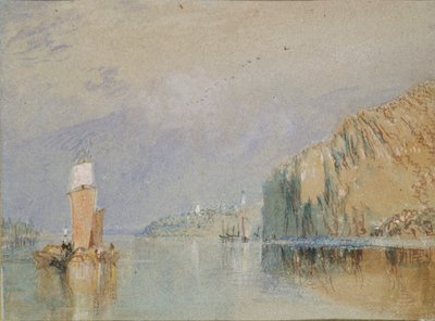モーブスの丘陵地帯、1830年頃 作： Joseph Mallord William Turner